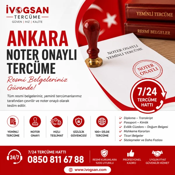 ankara noter onayli tercume